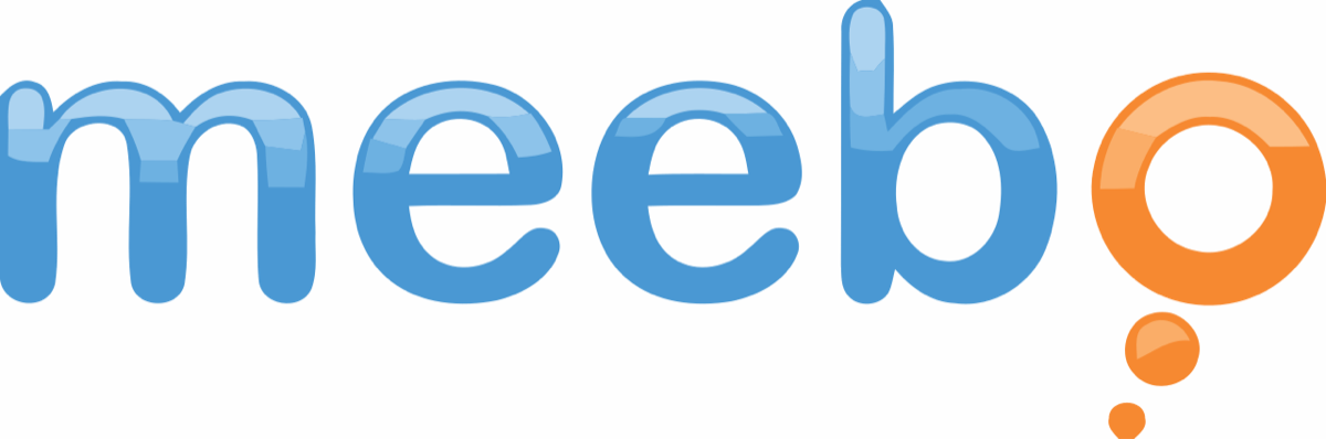 The blue and orange Meebo wordmark
