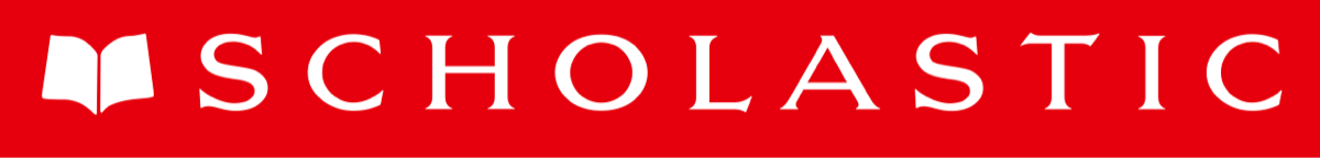 the Scholastic wordmark — white lettering on the red banner