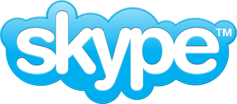 The classic Skype cloud logo